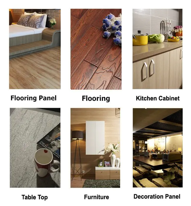 Custom paper flooring paper decor interior wall building materials