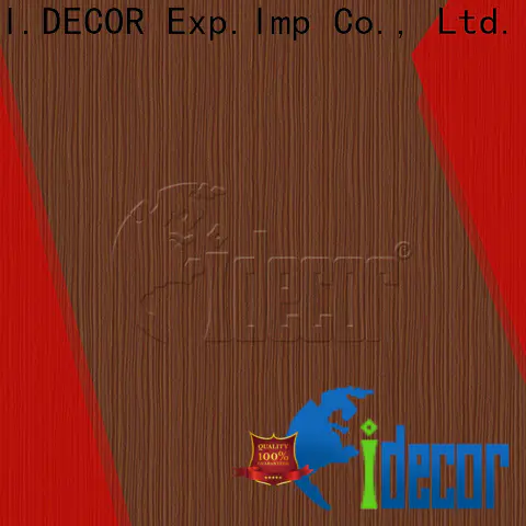 I.DECOR professional embossed wood grain paper from China for study room