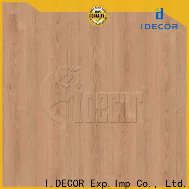 I.DECOR wood texture paper customized for study room