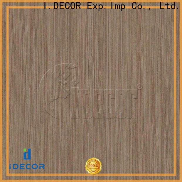 I.DECOR stable wood grain laminate paper customized for guest room