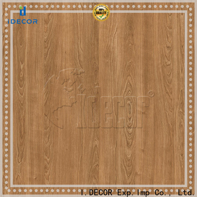 I.DECOR professional wood style paper customized for dining room