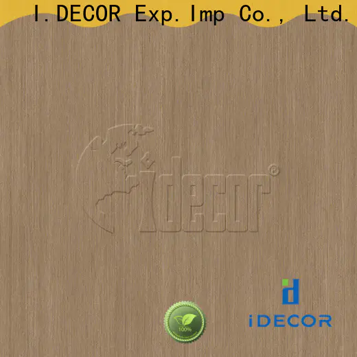I.DECOR sturdy faux wood grain paper customized for drawing room