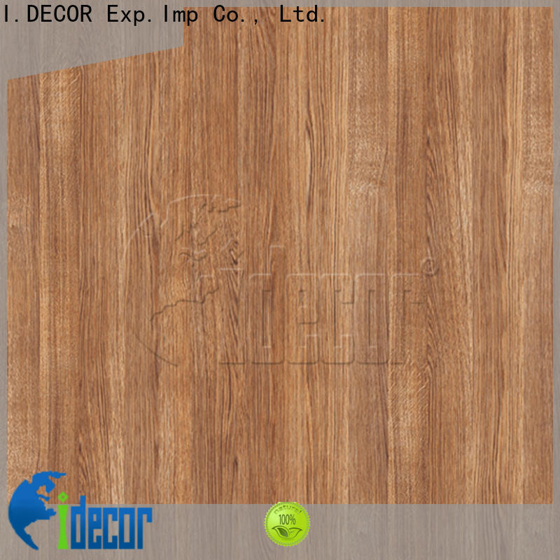 I.DECOR real wood grain texture paper customized for drawing room