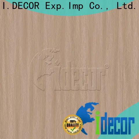 I.DECOR professional wood grain pattern paper customized for guest room