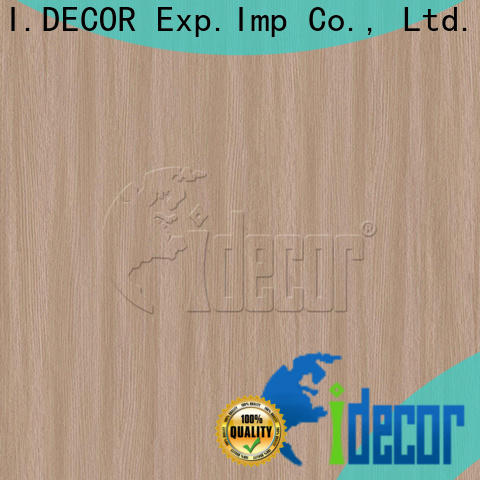 I.DECOR professional wood grain pattern paper customized for guest room