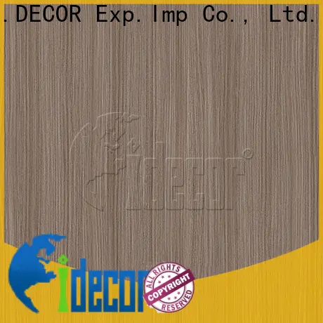 I.DECOR real faux wood grain paper customized for guest room