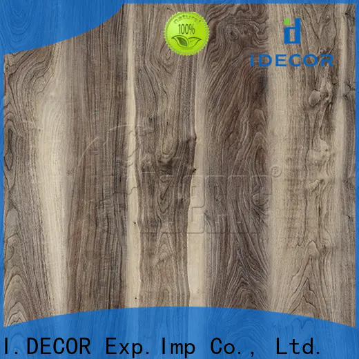 I.DECOR wood effect craft paper customized for dining room