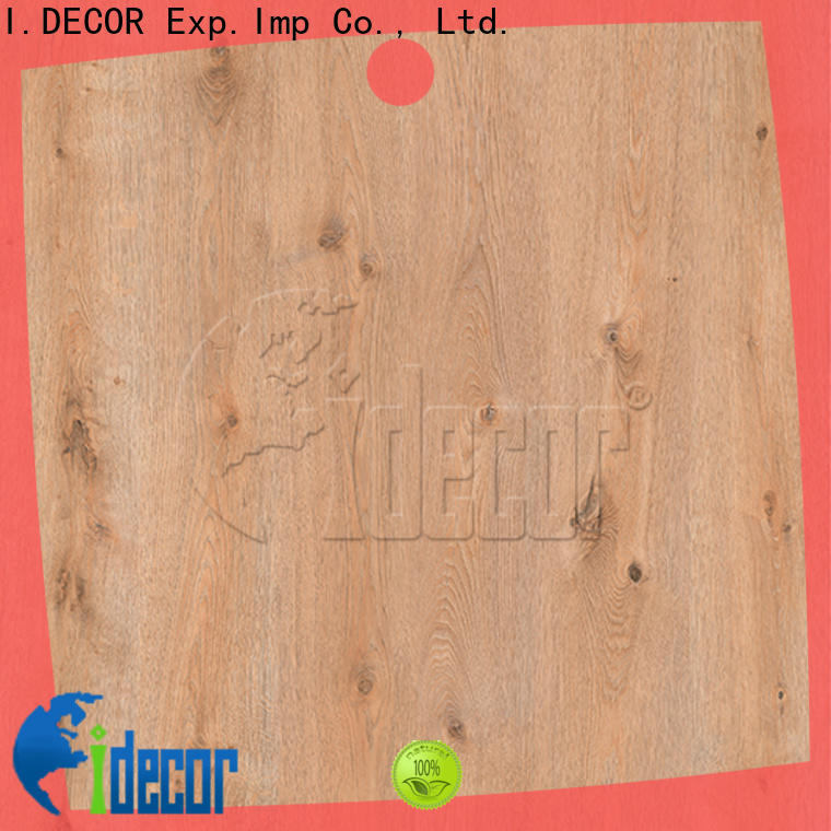 I.DECOR wood texture paper from China for guest room