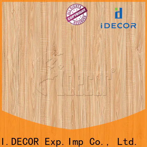 I.DECOR printable wood grain paper from China for guest room
