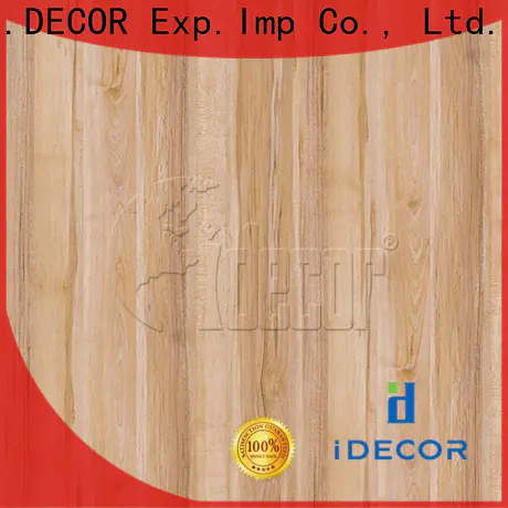 I.DECOR wood grain decorative paper directly sale for guest room