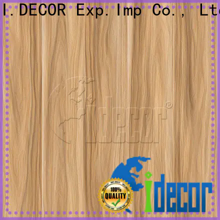 I.DECOR wood grain texture paper from China for dining room