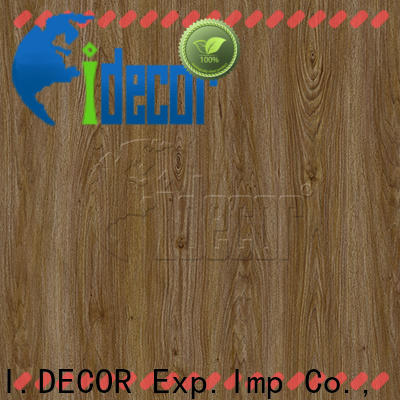 I.DECOR fake wood paper customized for master room