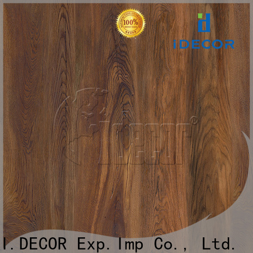 I.DECOR wood grain sticky paper customized for study room