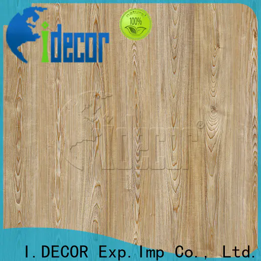 I.DECOR professional faux wood grain paper customized for master room