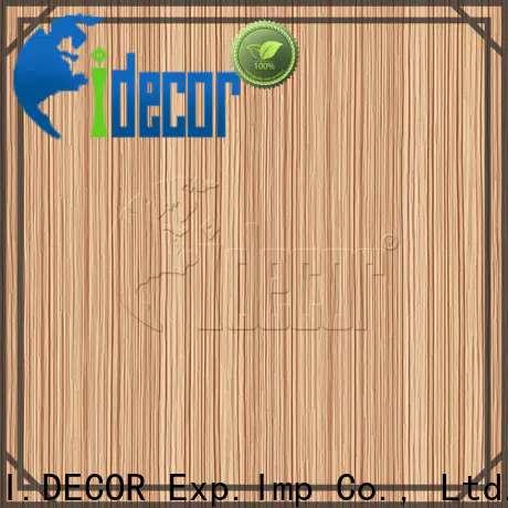I.DECOR professional wood paper customized for study room