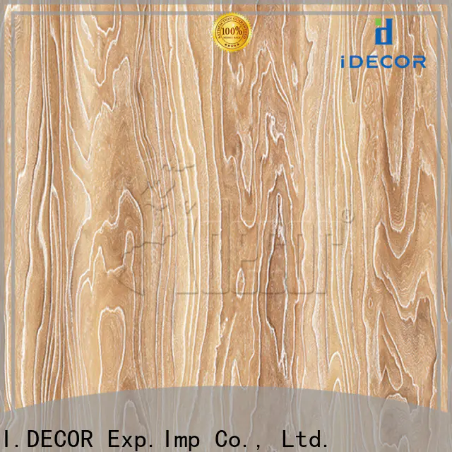 I.DECOR wood design paper from China for dining room