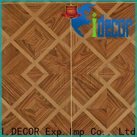 I.DECOR dark wood contact paper customized for study room