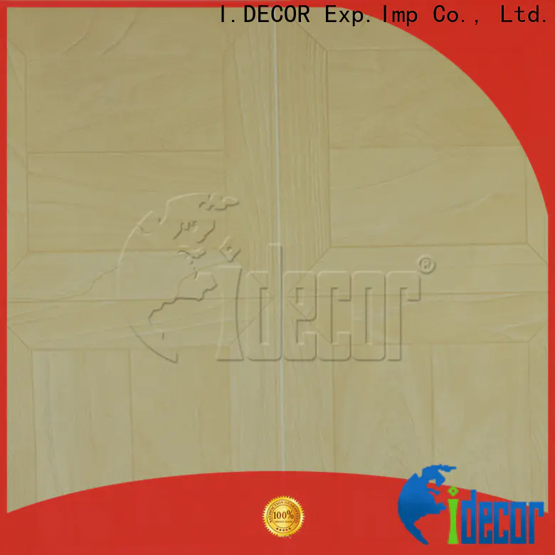 I.DECOR wood finish paper directly sale for drawing room