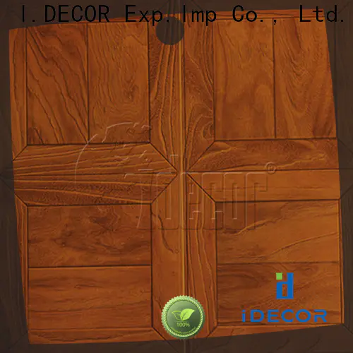 I.DECOR wood grain decorative paper customized for guest room
