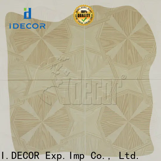 I.DECOR wood grain texture paper from China for dining room
