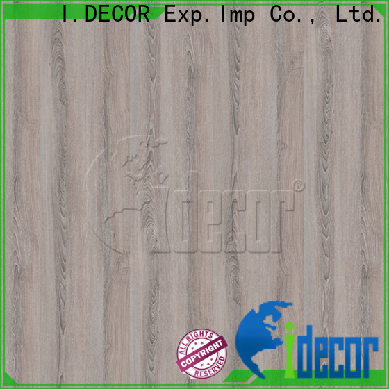 I.DECOR faux wood paper from China for guest room