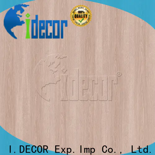 I.DECOR wood grain laminate paper customized for dining room