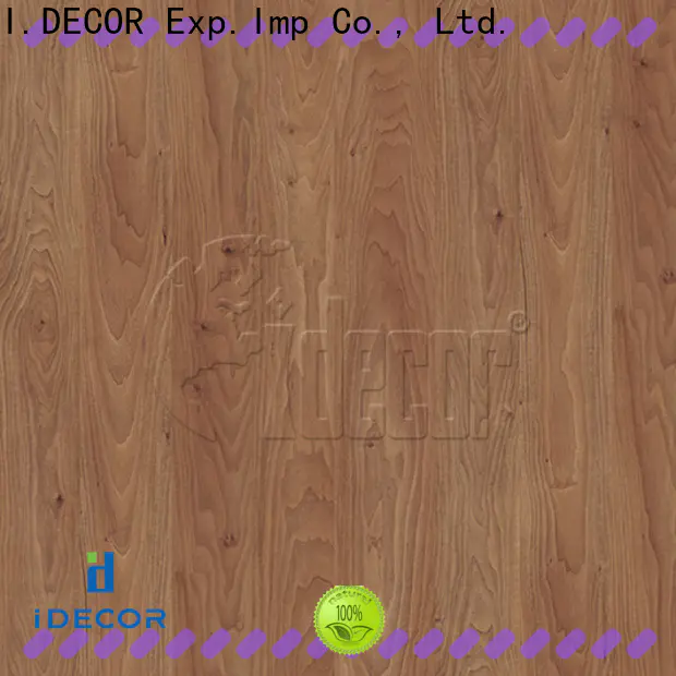 I.DECOR wood laminate paper customized for study room
