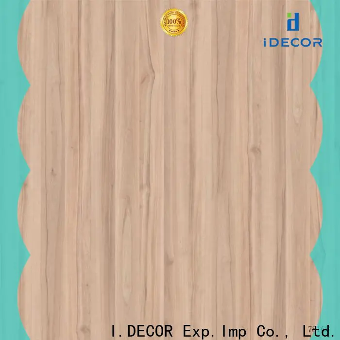 I.DECOR oak wall decoration with paper supplier for shop