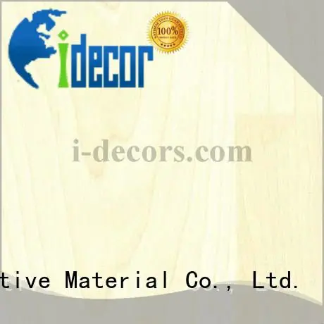 PU coated paper maple grain I.DECOR Decorative Material Brand