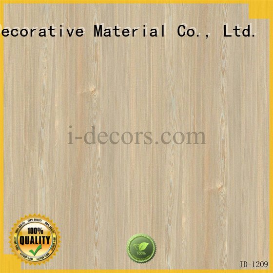Wholesale walnut id1007 laminate melamine I.DECOR Decorative Material Brand