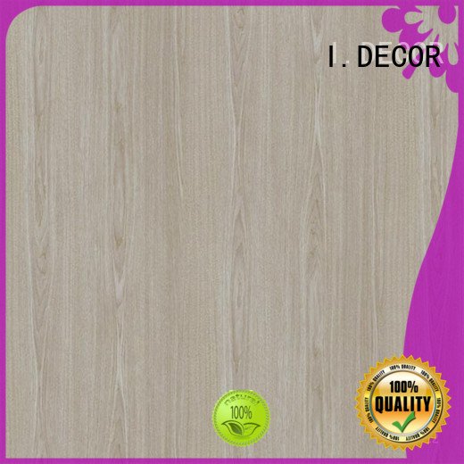 I.DECOR Brand 7ft walnut cherry wall decoration with paper