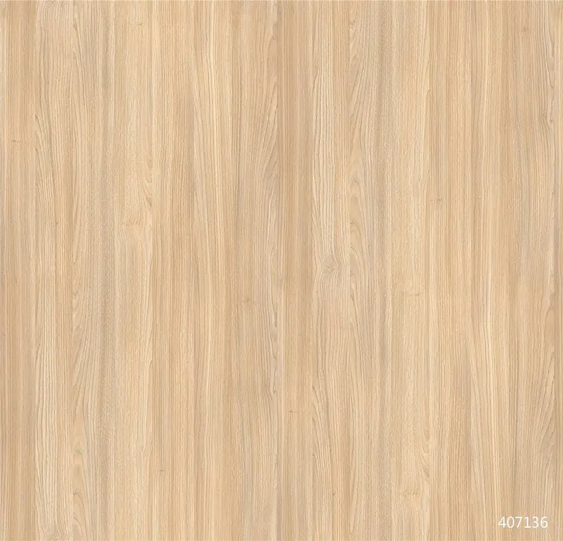 407136  Kastanie Oak wood grain paper looks like real veneer