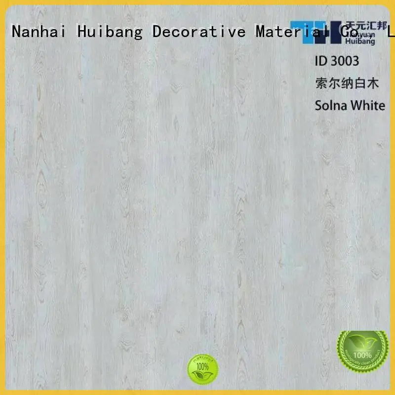 Quality resin impregnated paper I.DECOR Decorative Material Brand ink PU coated paper