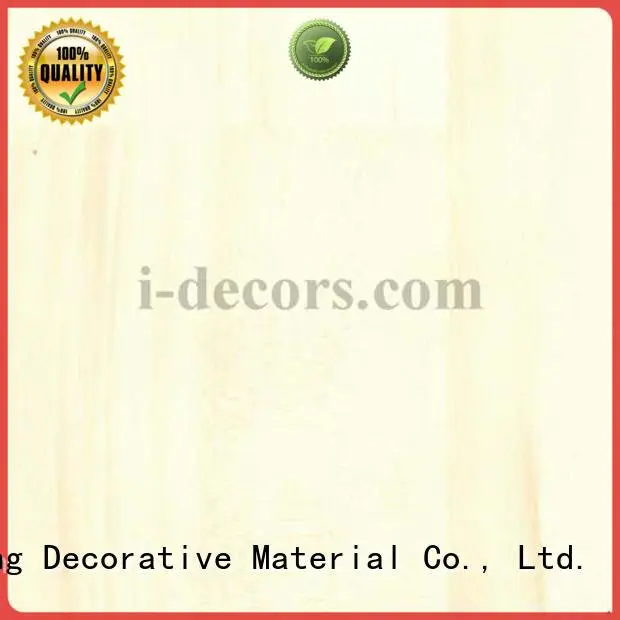 PU coated paper grain I.DECOR Decorative Material Brand wood grain paper
