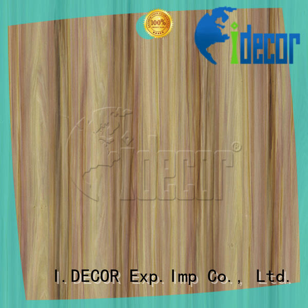 I.DECOR wood grain laminate paper from China for master room