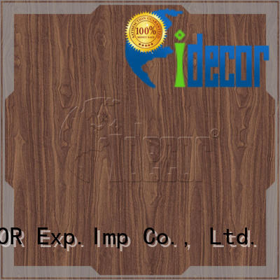 I.DECOR wood grain texture paper customized for drawing room
