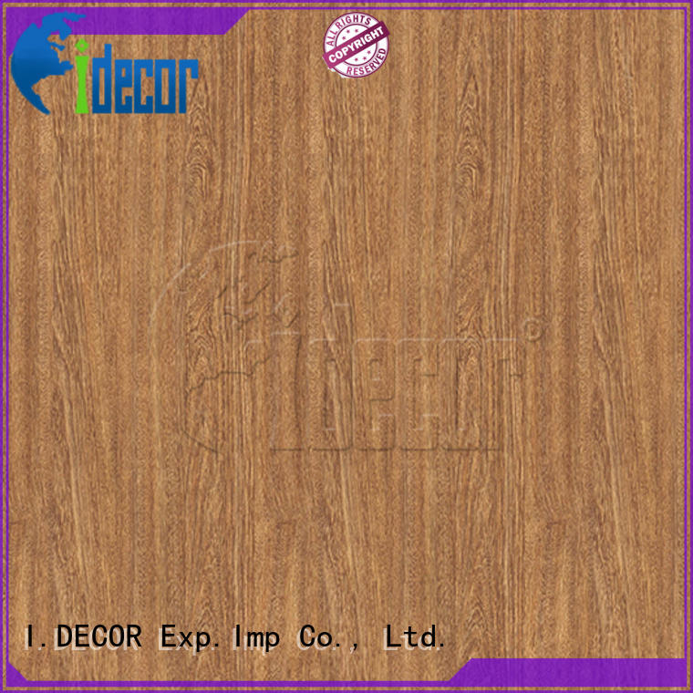 I.DECOR wood texture paper customized for master room