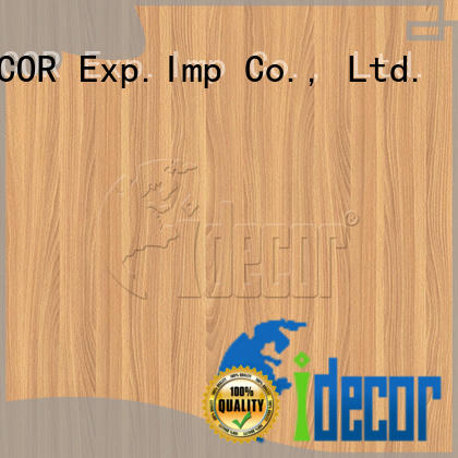 I.DECOR wood grain printer paper customized for dining room