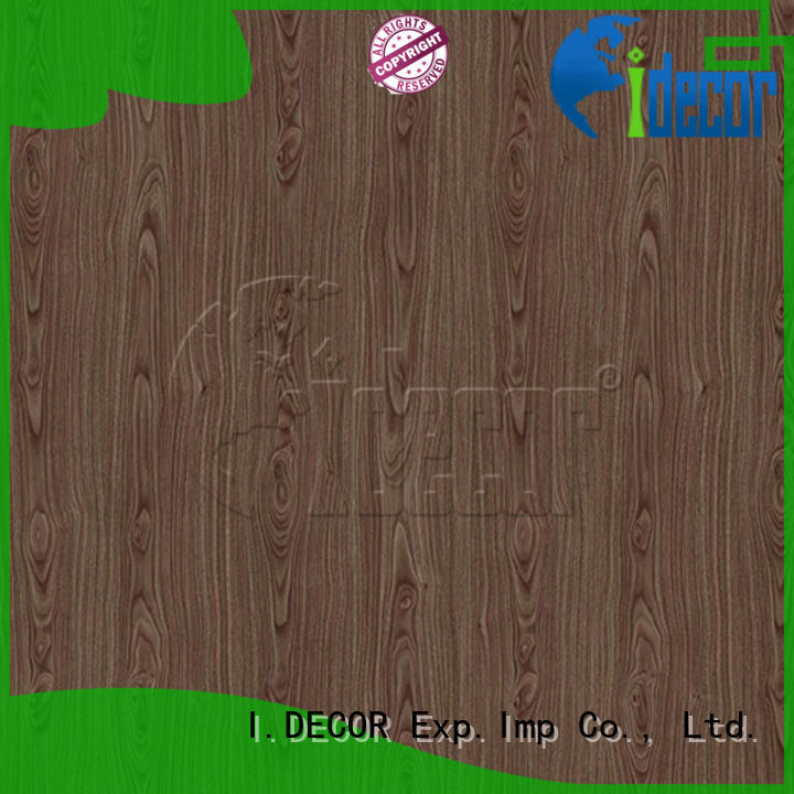 I.DECOR real wood grain embossed paper series for guest room