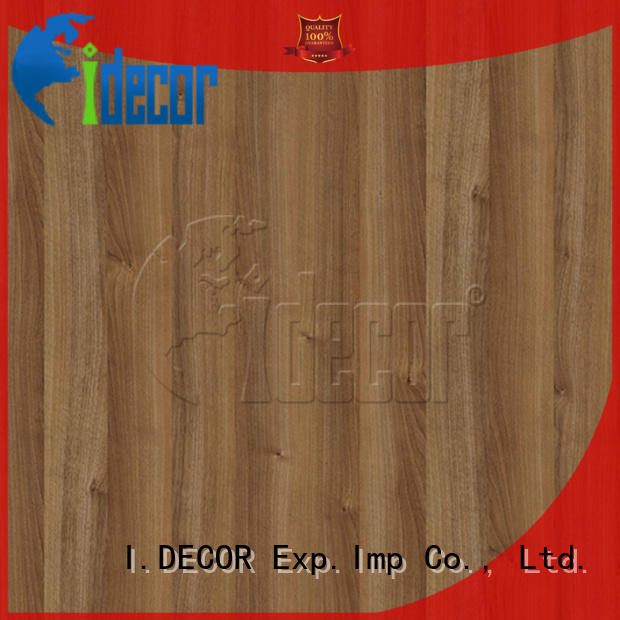 I.DECOR stable wood grain laminate paper customized for dining room