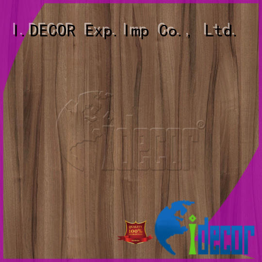 I.DECOR wood effect paper customized for study room