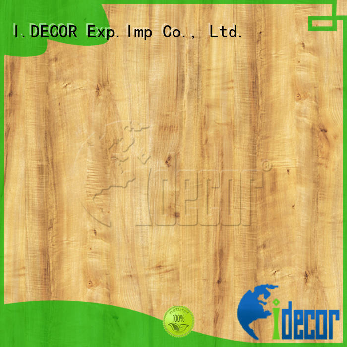 I.DECOR wood effect craft paper customized for drawing room