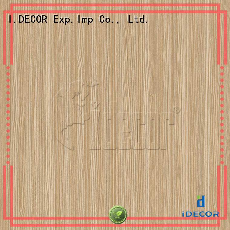 I.DECOR wood laminate paper directly sale for dining room