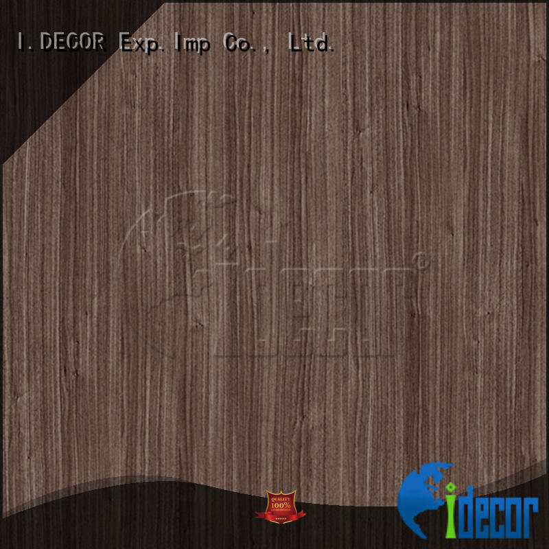 I.DECOR real wood style paper from China for guest room