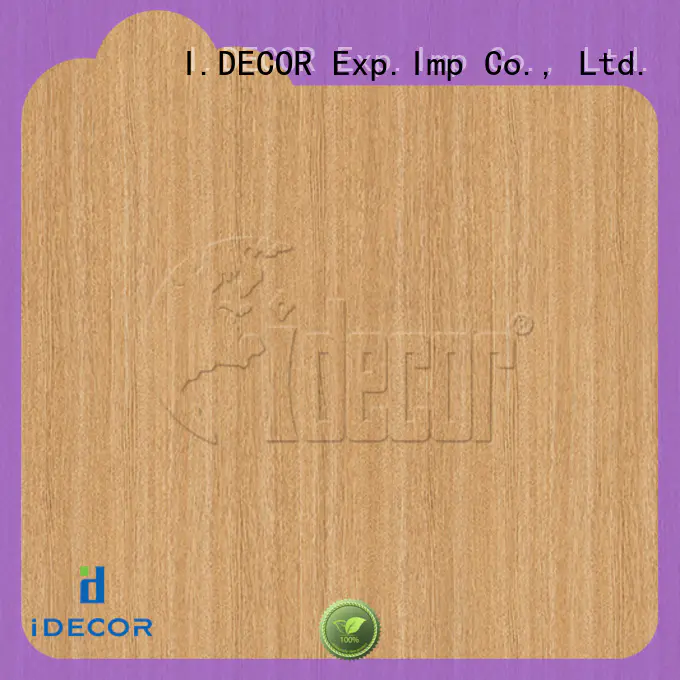 I.DECOR real wood paper customized for dining room