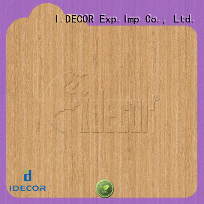 I.DECOR real wood paper customized for dining room