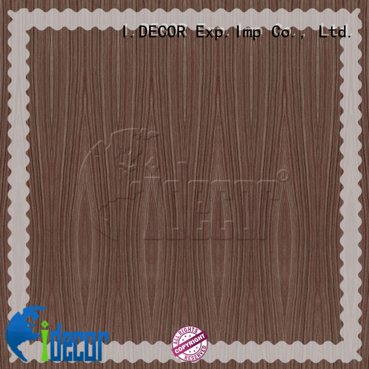 I.DECOR wood grain pattern paper from China for dining room