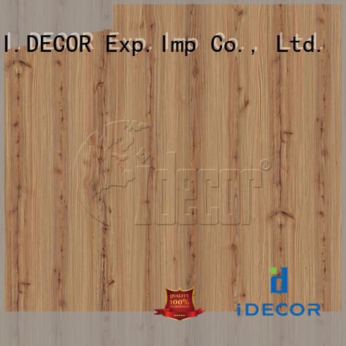 I.DECOR real wood design paper customized for guest room