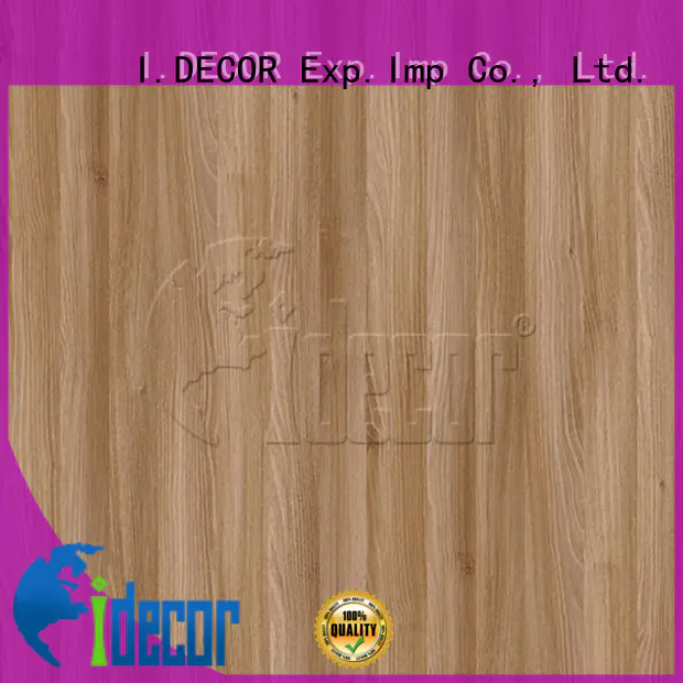 I.DECOR wood grain laminate paper from China for drawing room