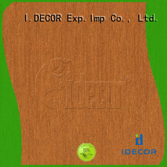 I.DECOR faux wood paper customized for study room
